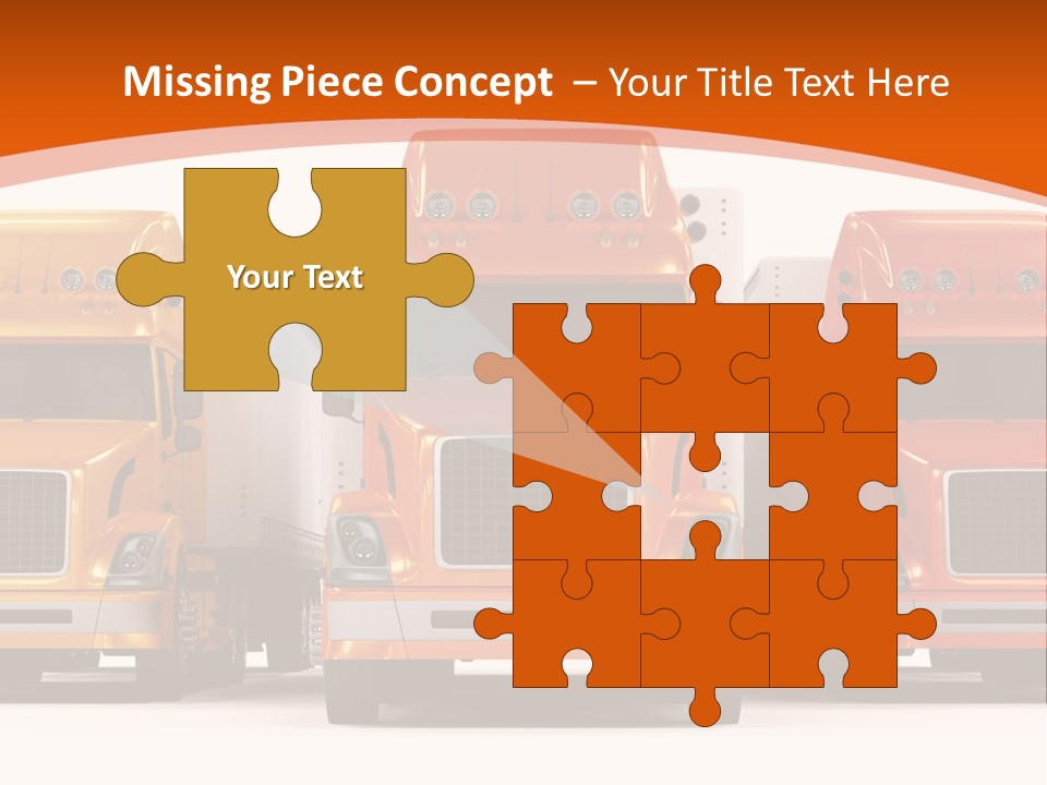 Industry Heavy Trailer PowerPoint Template