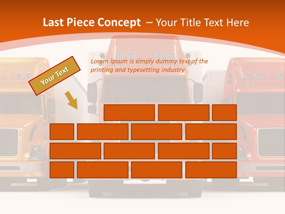 Industry Heavy Trailer PowerPoint Template