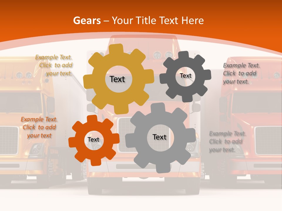 Industry Heavy Trailer PowerPoint Template