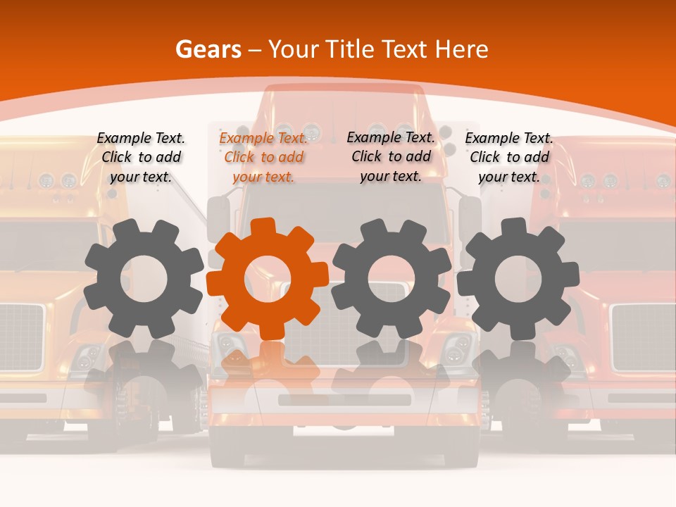 Industry Heavy Trailer PowerPoint Template