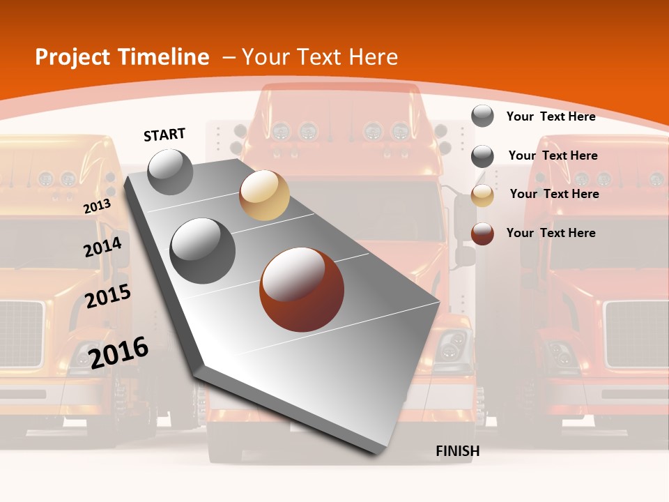 Industry Heavy Trailer PowerPoint Template