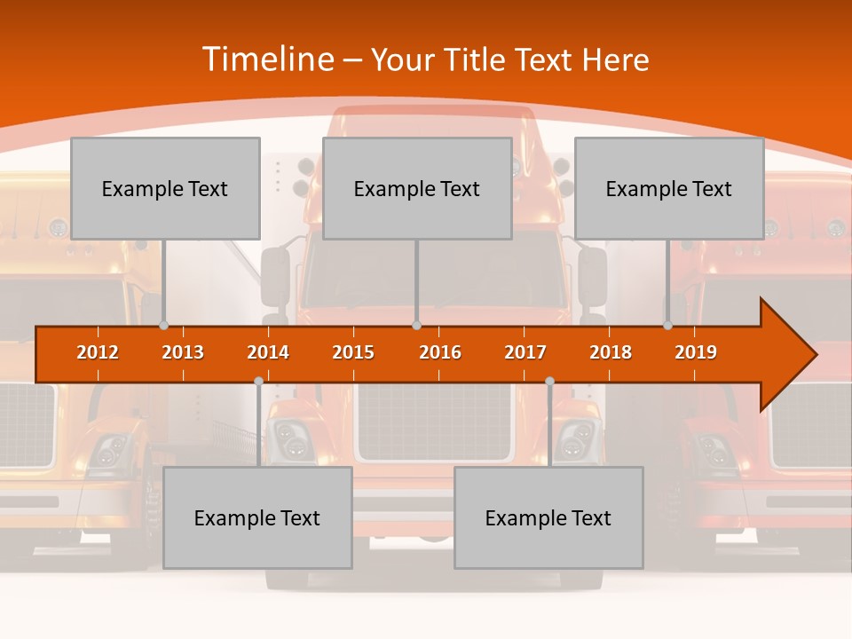 Industry Heavy Trailer PowerPoint Template