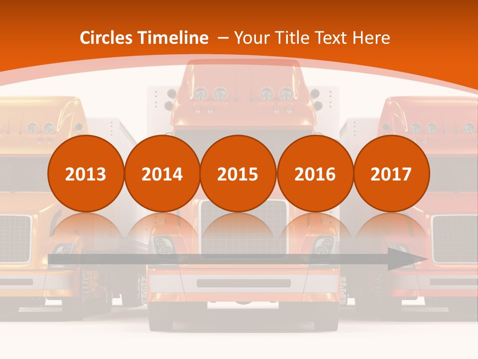 Industry Heavy Trailer PowerPoint Template