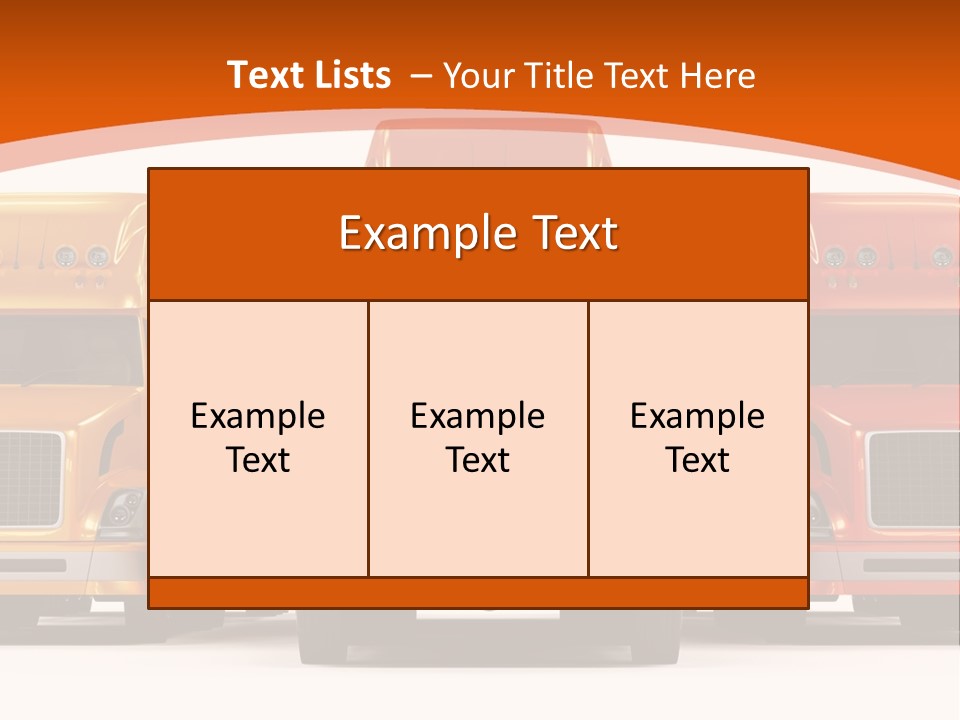 Industry Heavy Trailer PowerPoint Template