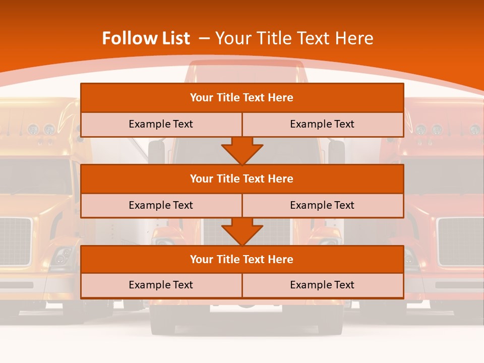 Industry Heavy Trailer PowerPoint Template