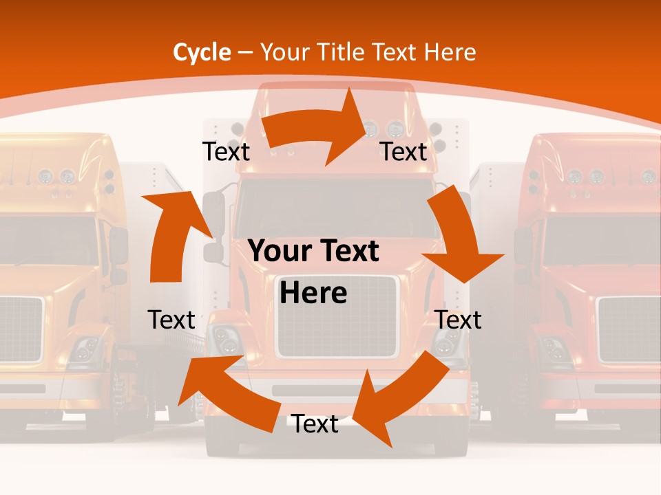 Industry Heavy Trailer PowerPoint Template