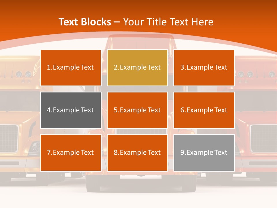 Industry Heavy Trailer PowerPoint Template