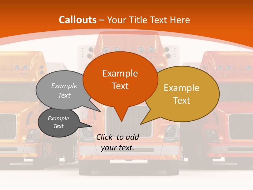 Industry Heavy Trailer PowerPoint Template