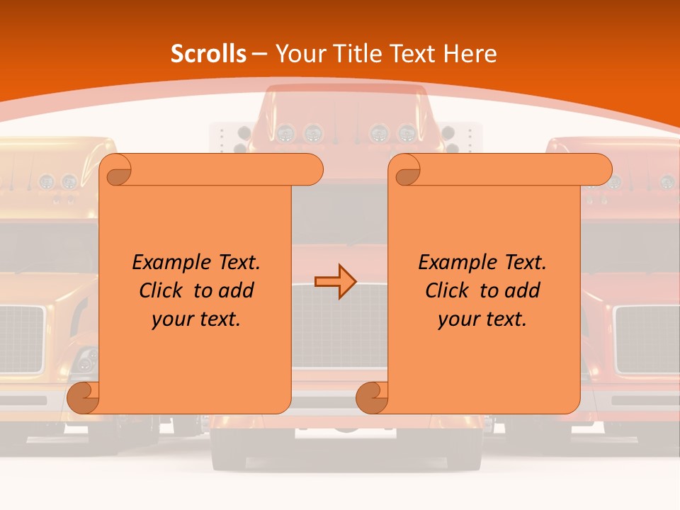 Industry Heavy Trailer PowerPoint Template