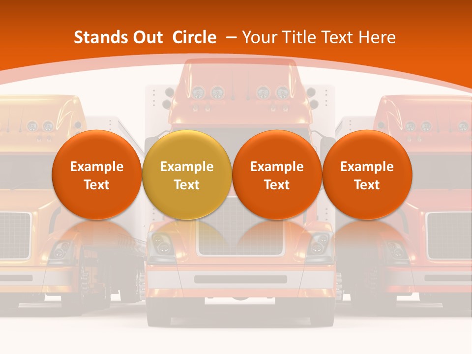 Industry Heavy Trailer PowerPoint Template