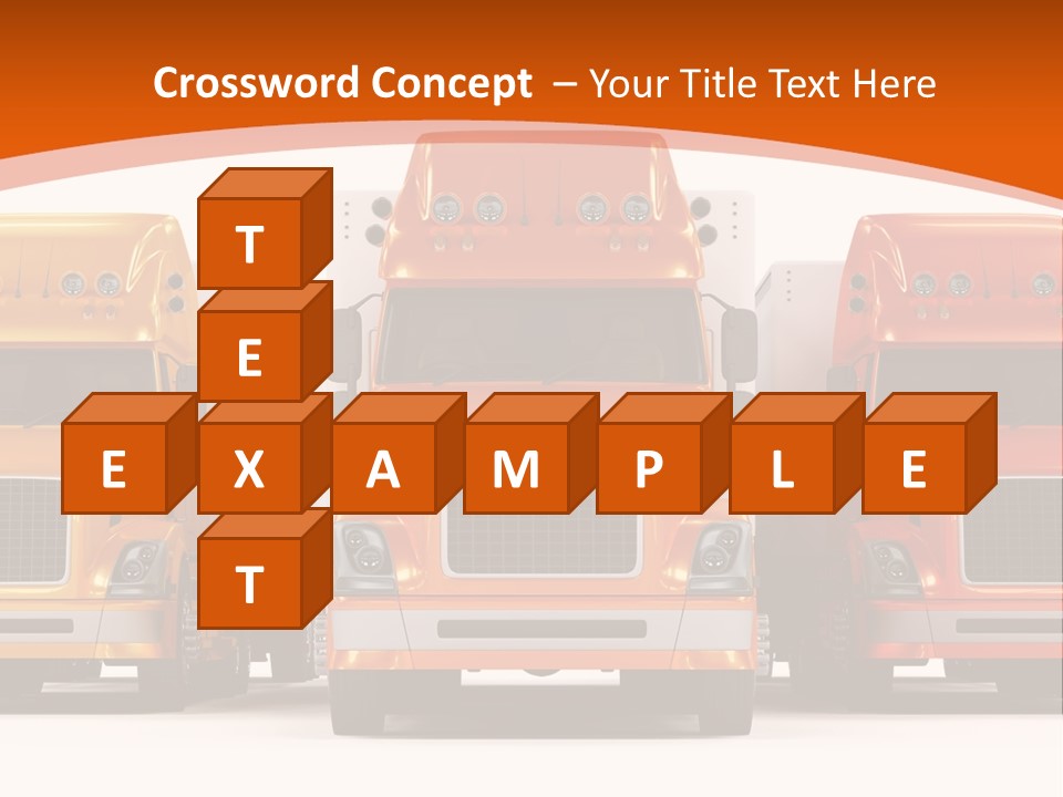 Industry Heavy Trailer PowerPoint Template