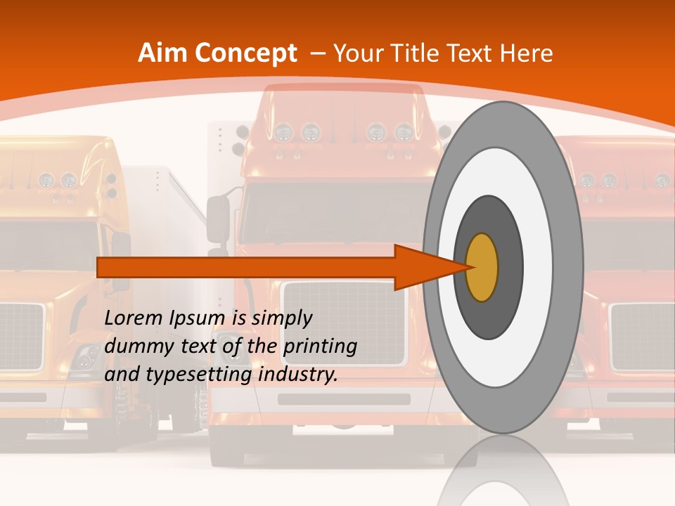 Industry Heavy Trailer PowerPoint Template