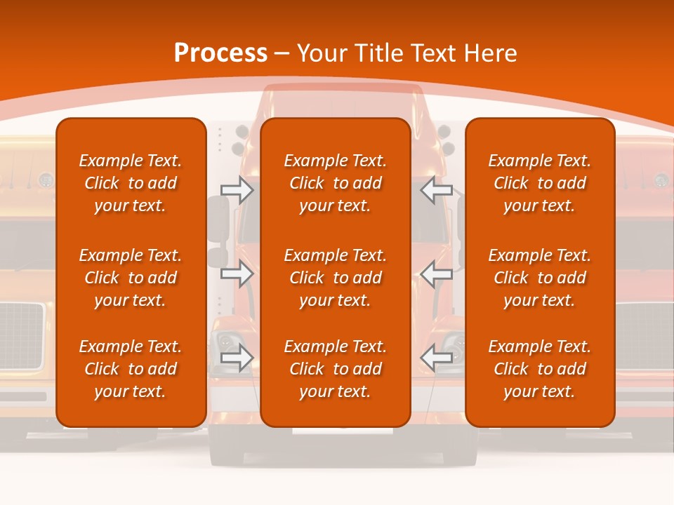 Industry Heavy Trailer PowerPoint Template