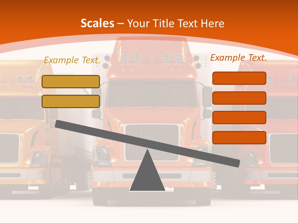 Industry Heavy Trailer PowerPoint Template