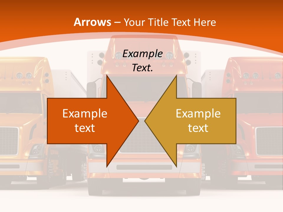 Industry Heavy Trailer PowerPoint Template