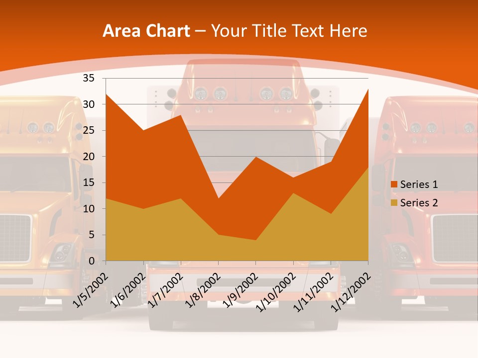 Industry Heavy Trailer PowerPoint Template