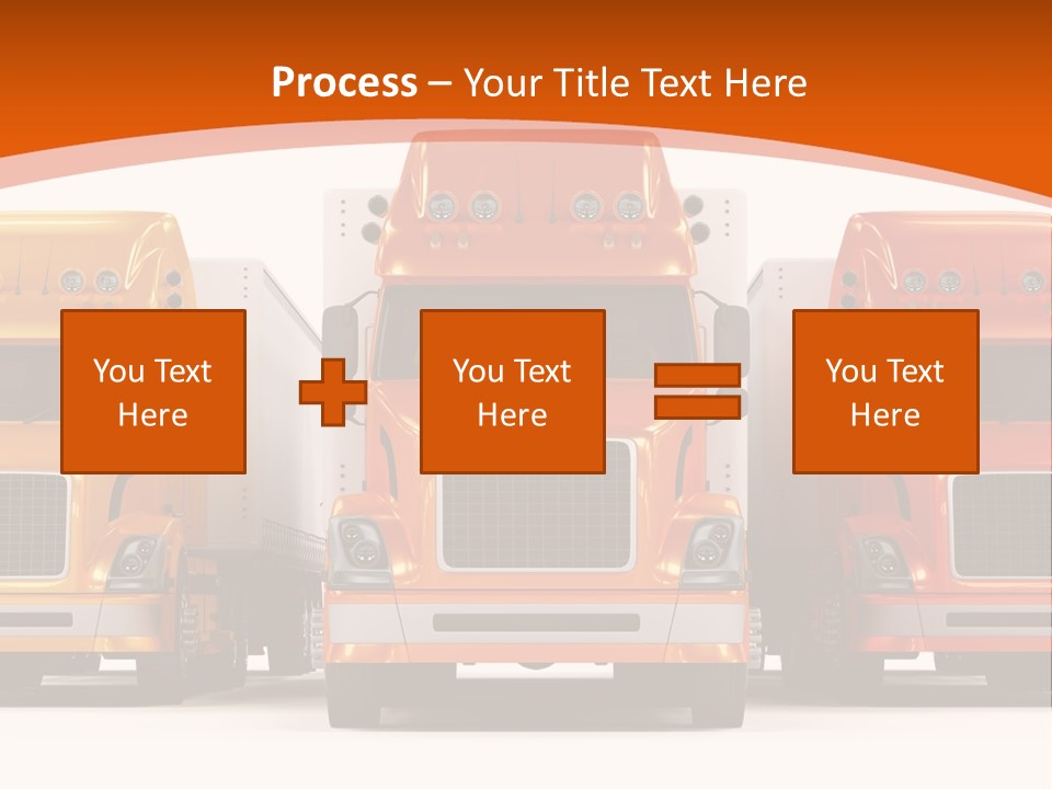 Industry Heavy Trailer PowerPoint Template