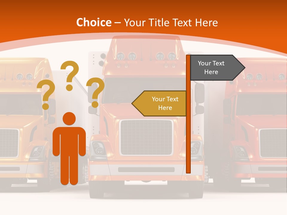 Industry Heavy Trailer PowerPoint Template