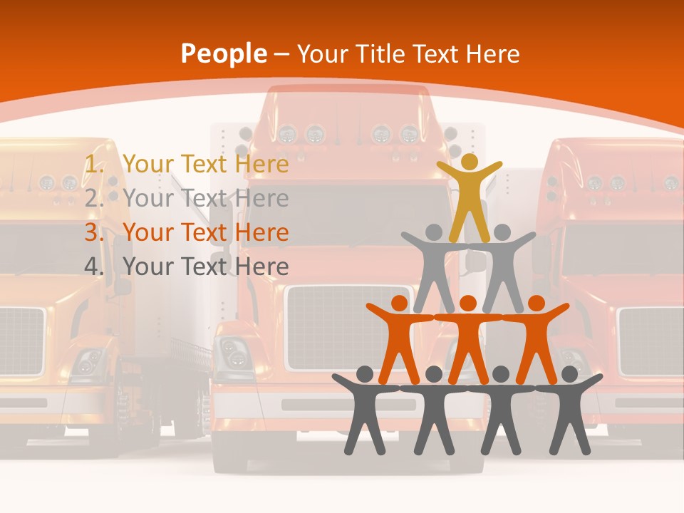 Industry Heavy Trailer PowerPoint Template