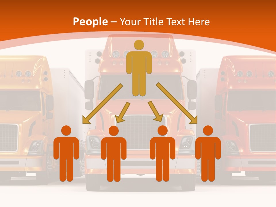 Industry Heavy Trailer PowerPoint Template