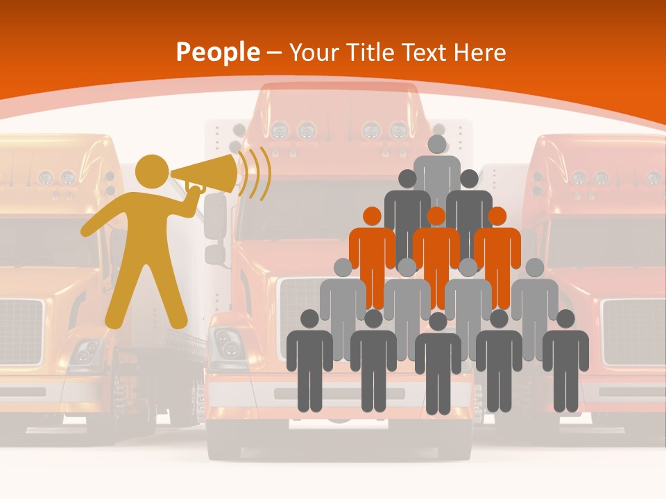 Industry Heavy Trailer PowerPoint Template