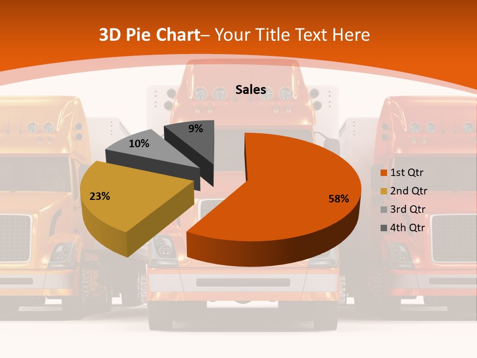 Industry Heavy Trailer PowerPoint Template