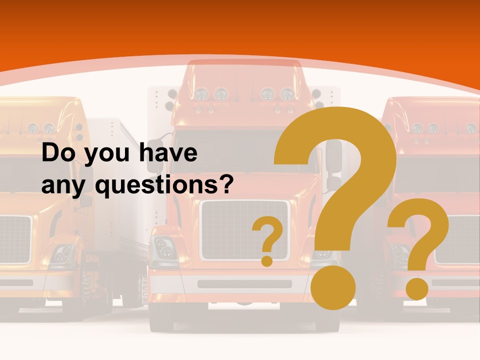 Industry Heavy Trailer PowerPoint Template