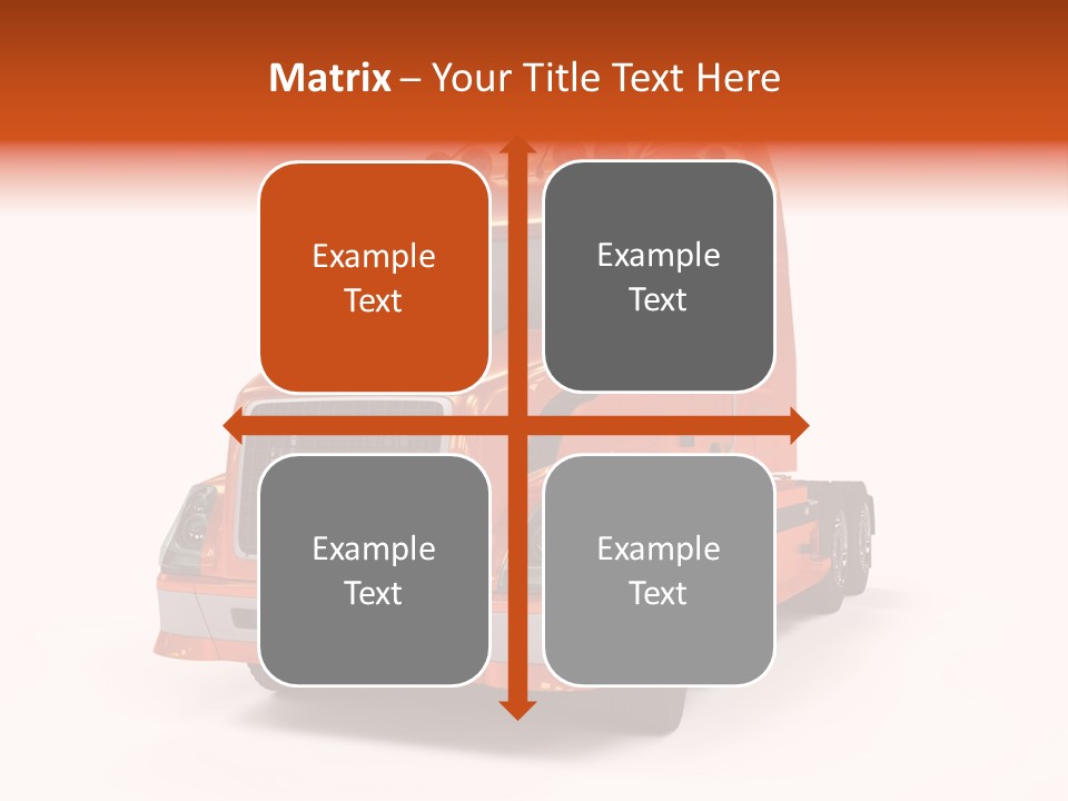 Trucking Imposing Semi PowerPoint Template