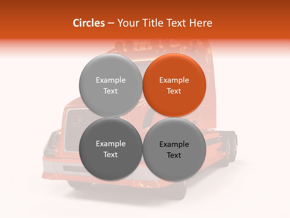 Trucking Imposing Semi PowerPoint Template