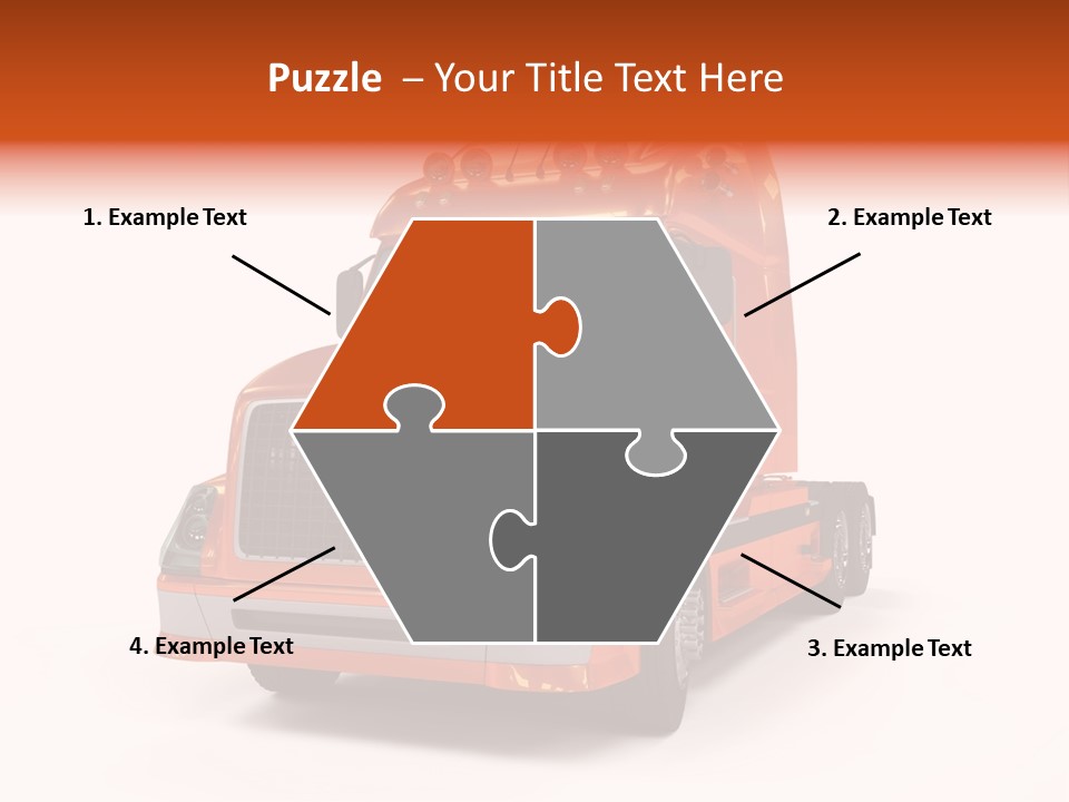 Trucking Imposing Semi PowerPoint Template