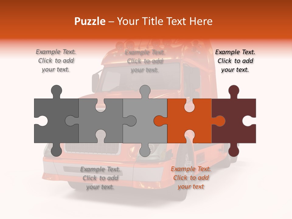 Trucking Imposing Semi PowerPoint Template