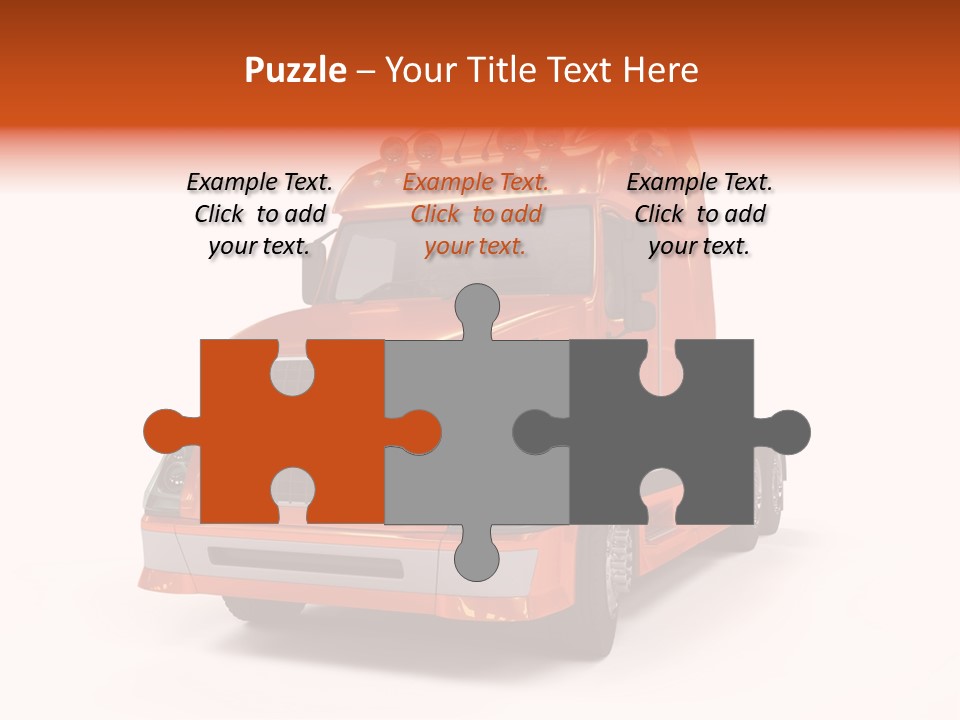 Trucking Imposing Semi PowerPoint Template