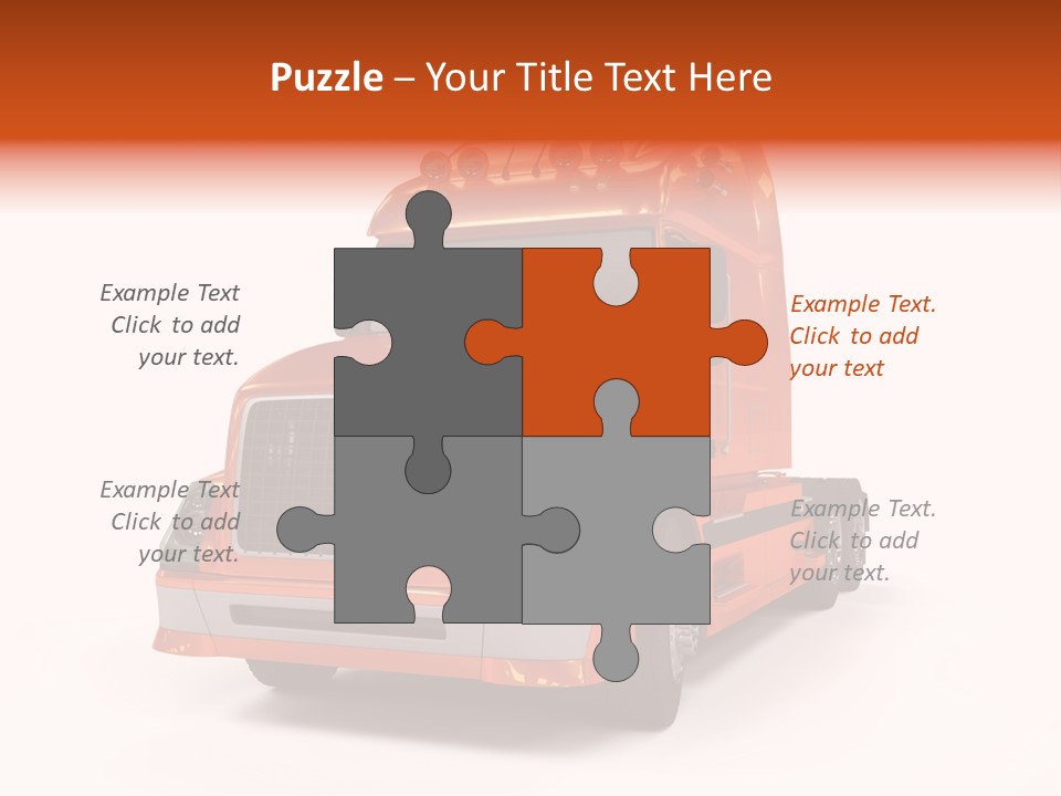 Trucking Imposing Semi PowerPoint Template