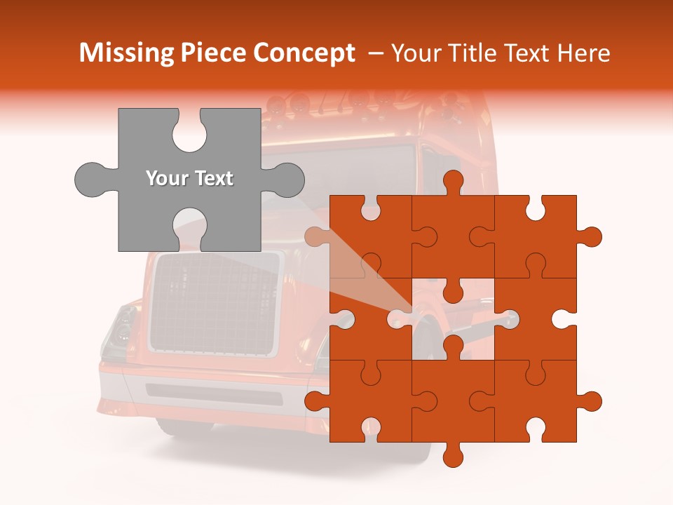 Trucking Imposing Semi PowerPoint Template