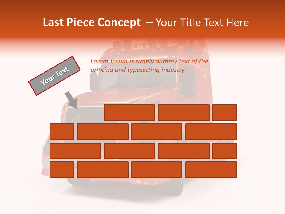 Trucking Imposing Semi PowerPoint Template