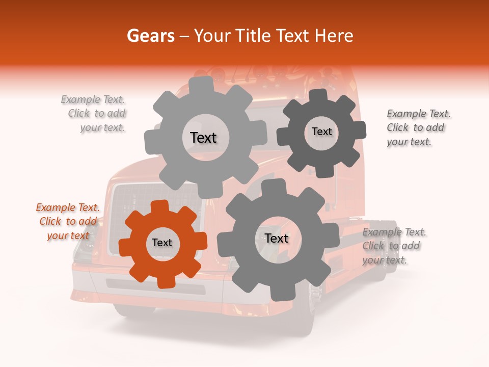 Trucking Imposing Semi PowerPoint Template