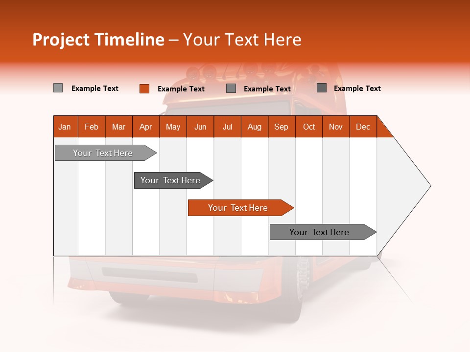 Trucking Imposing Semi PowerPoint Template