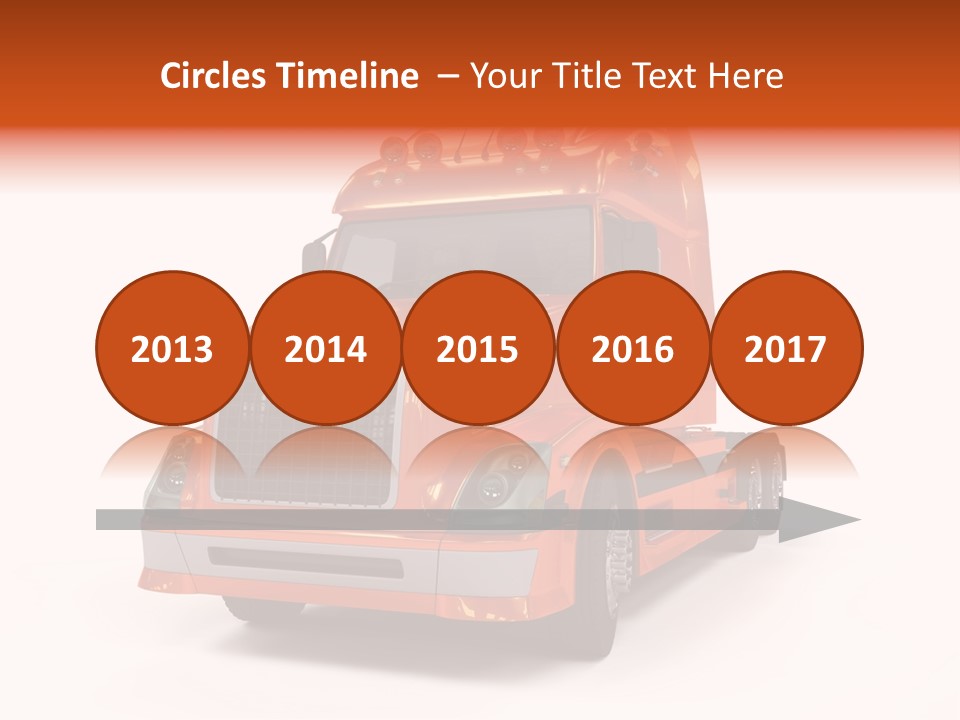 Trucking Imposing Semi PowerPoint Template