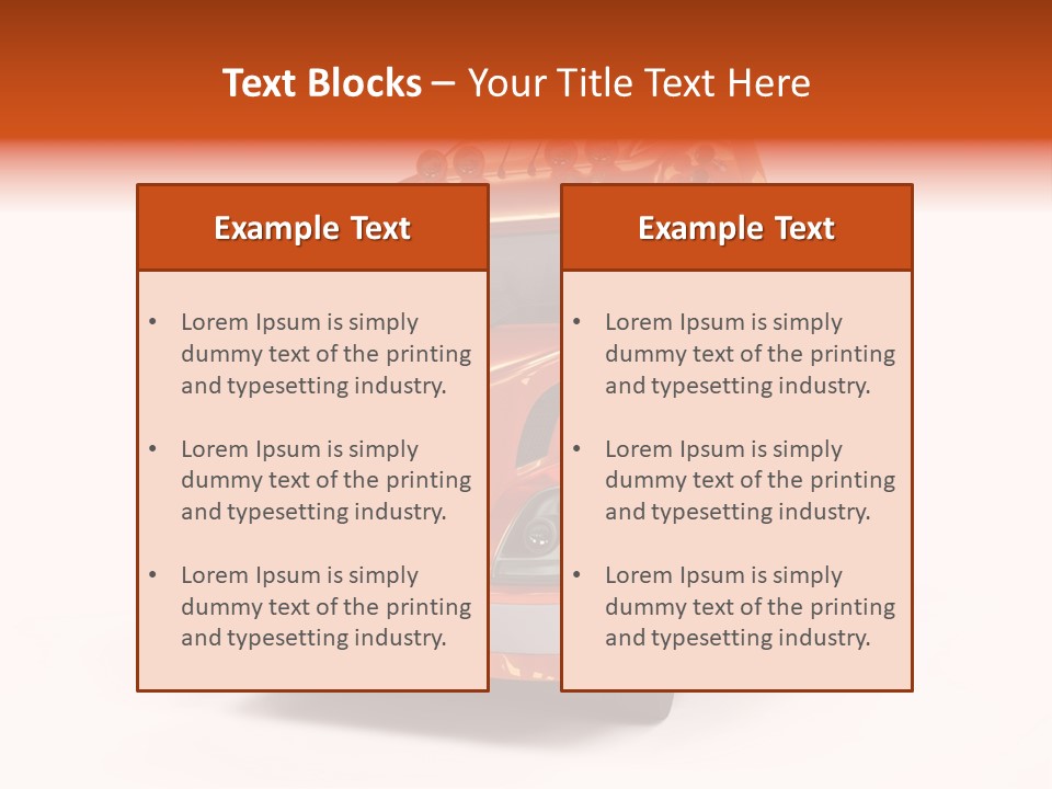 Trucking Imposing Semi PowerPoint Template