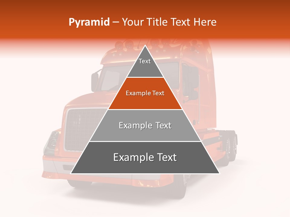 Trucking Imposing Semi PowerPoint Template