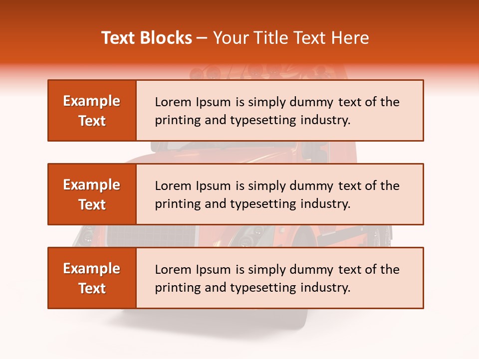 Trucking Imposing Semi PowerPoint Template