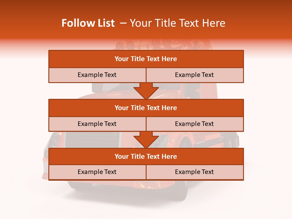 Trucking Imposing Semi PowerPoint Template