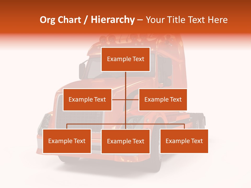 Trucking Imposing Semi PowerPoint Template