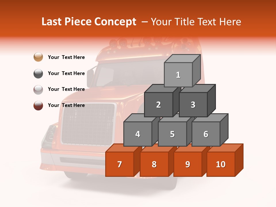 Trucking Imposing Semi PowerPoint Template