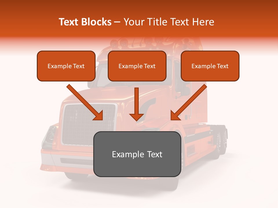 Trucking Imposing Semi PowerPoint Template