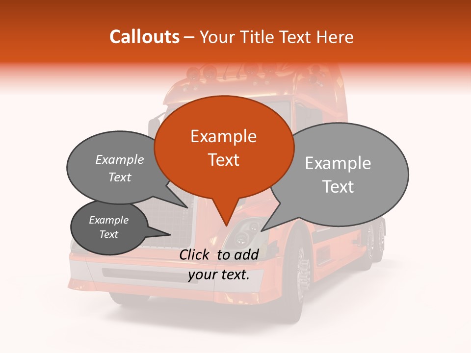 Trucking Imposing Semi PowerPoint Template
