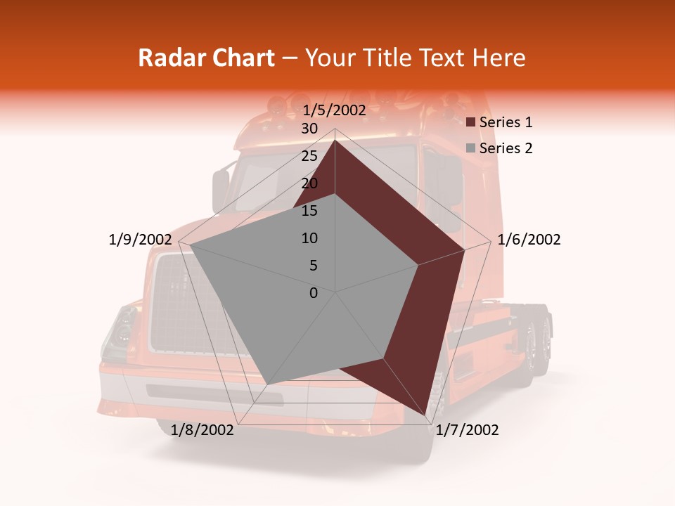 Trucking Imposing Semi PowerPoint Template