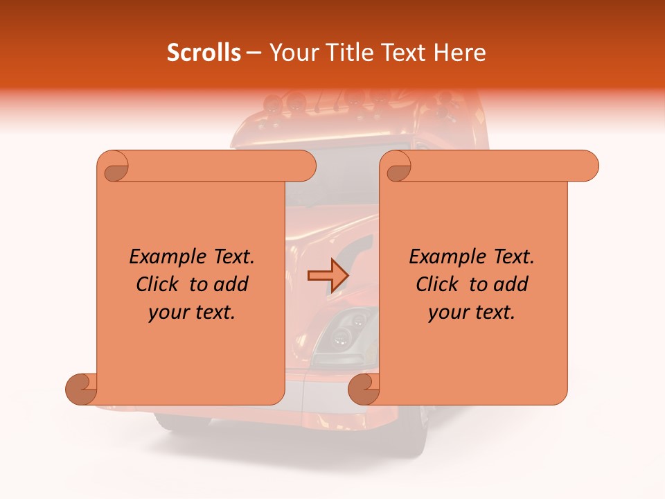 Trucking Imposing Semi PowerPoint Template