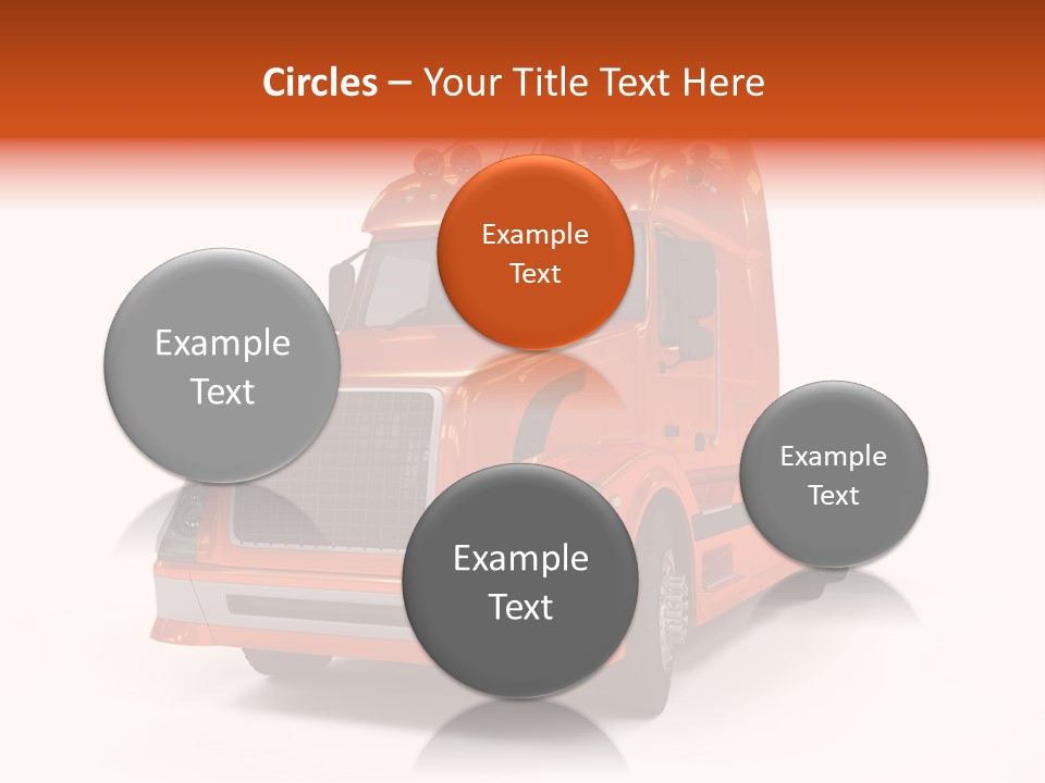 Trucking Imposing Semi PowerPoint Template