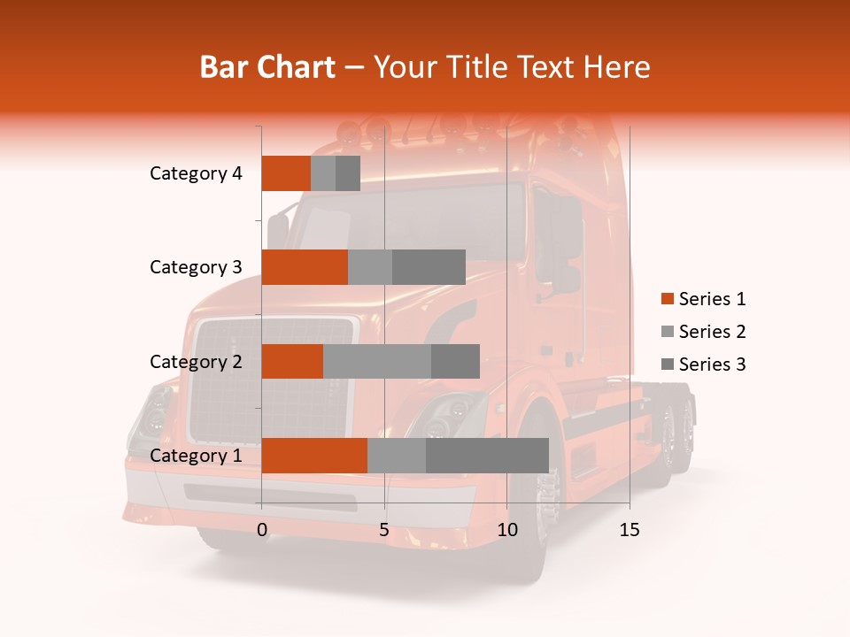 Trucking Imposing Semi PowerPoint Template